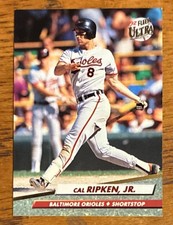Fleer Ultra 1992 Cal Ripken Jr. #11 Baltimore Orioles MLB Baseball Card Base Set