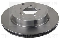 2X Bremsscheibe NK 203081 FüR Lancer Mitsubishi 8 EVO FQ330 CZ4A FQ360