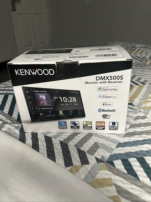 Kenwood DMX500S 6.8in 1 DIN Touchscreen Car Stereo Apple CarPlay Android Auto
