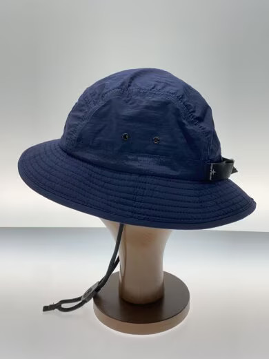 STONE ISLAND Bucket Hat, Large, Nylon, NVY, Solid Color