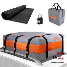 Car Rooftop Cargo Carrier Bag   Waterproof Heavy Duty 900D Roof 20 Cubic Feet