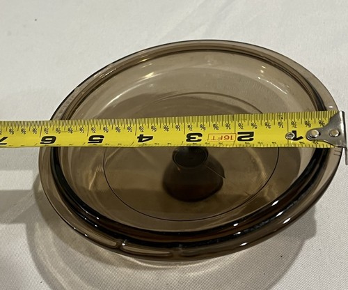 Pyrex P-81-C Ersatzdeckel Braun Bernstein 6" P81C - Bild 3 von 3