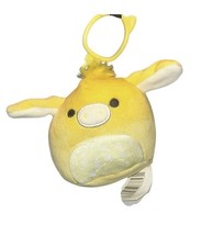 Squishmallows 3.5" Clip-On Gavyn the Yellow Donkey New with Tags