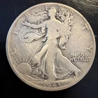 1943-P WALKING LIBERTY SILVER HALF DOLLAR