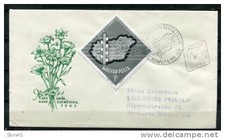 Hungary 1963 Cover  First Day Special cancel  Post Conference Paris