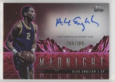 2023 Topps Midnight Horizon Signatures Twilight /199 Alex English Auto HOF 1jj7