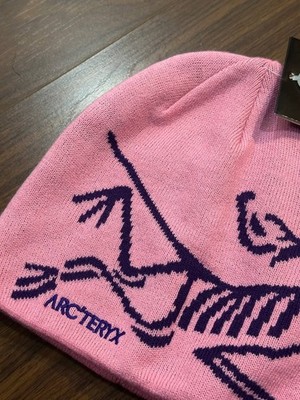 Arc'teryx Beanie Hat V2 Pink Purple Logo Knit Cap New With Tags | eBay