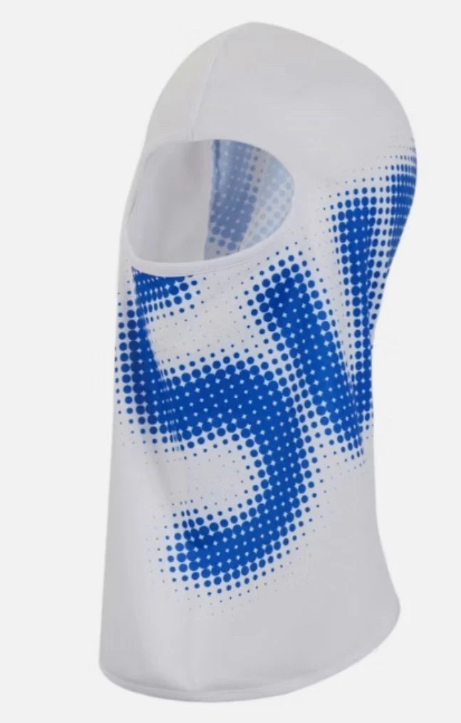 Supreme Halftone Logo Lightweight Poly Balaclava White SS24 One Size New IN HAND