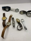 Lot Of 9 Times Men And Women’s Watches Vintage Repairs Parts Batteries