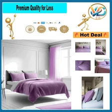 Prestige Collection Purple Jasper Bedspread Coverlet Set King Microfiber