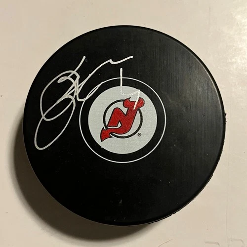 Scott Stevens New Jersey Devils SIGNED HOCKEY PUCK