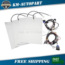 Universal Carbon Fiber Heated Seat Pad Kit 12v Car Cushion Switch