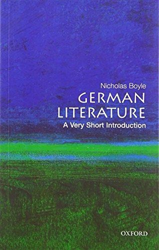 German Literature: A Very Short Introduction - Boyle, Nicholas