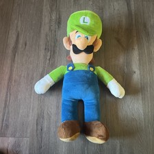 WORLD OF NINTENDO Super Mario Bros LUIGI Large JUMBO PLUSH 21" Jakks 2016