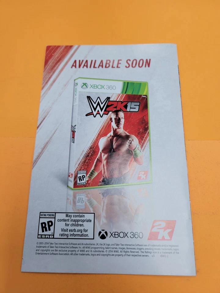 NBA 2K 15 MANUAL ONLY Authentic - Image 2 of 2