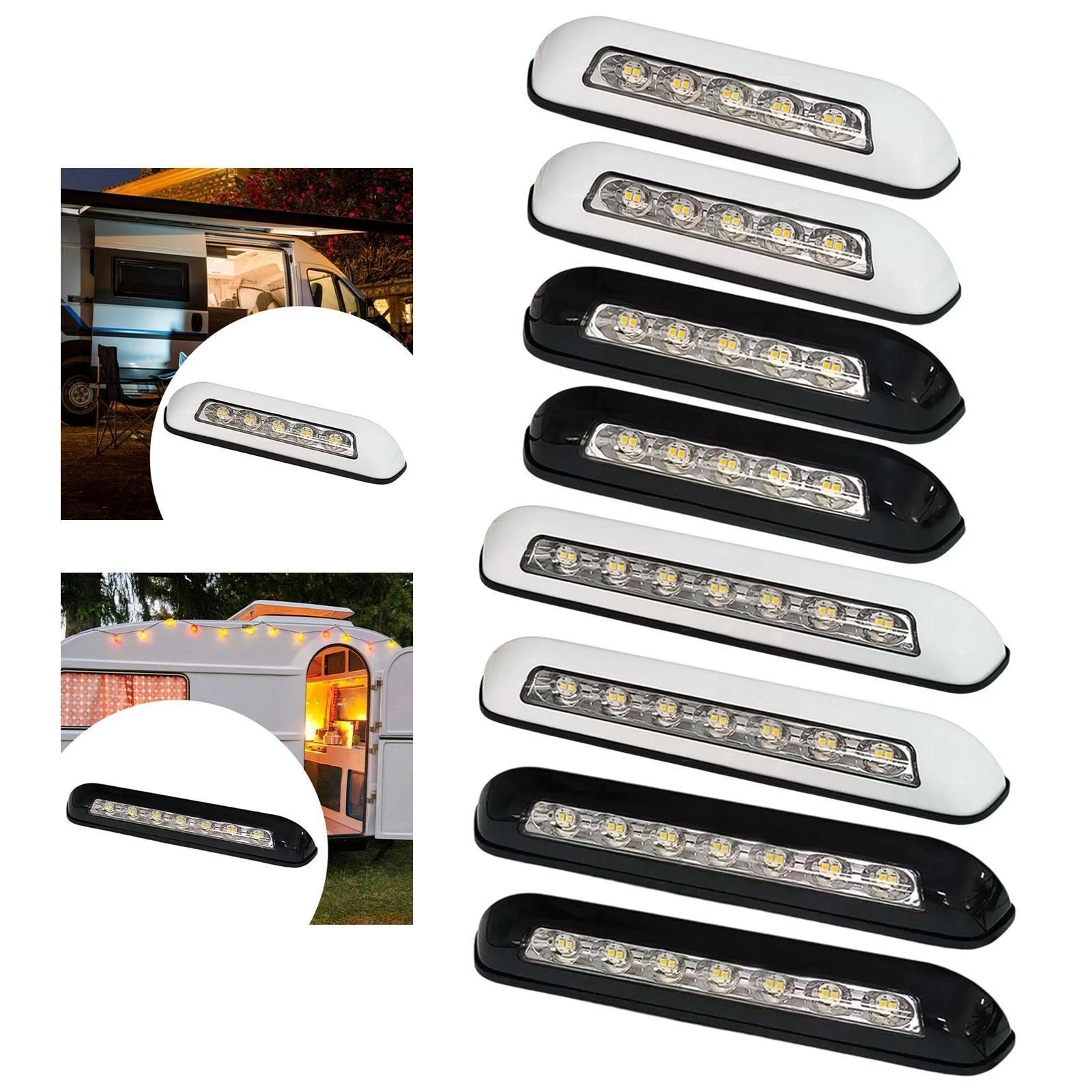 LED Light Bar High Brightness Enclosed Cargo Trailer Hiking RV Awning Lights