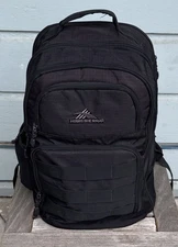 High Sierra Rownan Laptop Backpack Black Padded Molded Glasses CaseRipstop 87377