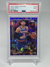 2025 Topps Chrome Sapphire Josh Hart Purple /75