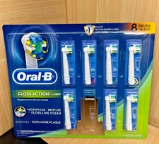 Oral-B Floss Action MaxClean Refill Toothbrush Heads Replacement-7 in Pack