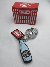 H-E-B Brand Shop Mystery Key Chain 1877 Mineral Water w/ Box & Insert