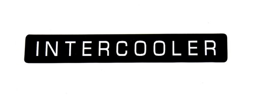 INTERCOOLER EMBLEM - 第 1/1 張圖片
