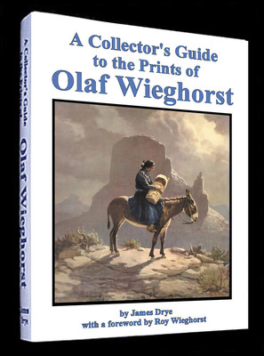 Collectors Guide to the Prints of Olaf Wieghorst - Author signed-Great Gift