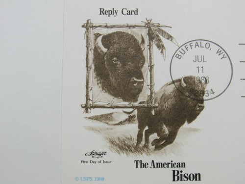 USPS Scott UY39 15c America The Beautiful First Day of Issue Postal Reply Card - Picture 6 of 9
