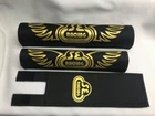 PK RIPPER Pad Set frame handlebars bar Stem bmx 20" Re Made Black gold