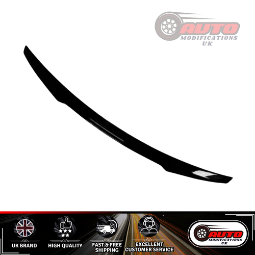 AUDI TT S-LINE MK2 8J Rear Add on Trunk Spoiler Boot Wing Gloss Black 2008-14. - Picture 6 of 7