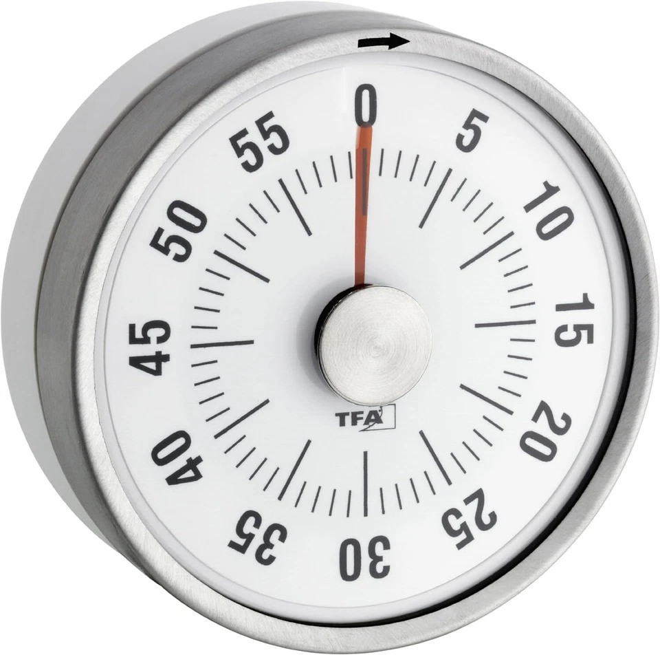 BESUCHE DEN TFA DOSTMANN- TFA Dostmann Puck Küchentimer, Eieruhr magnetisch, Timer, mit Restzeit-Anzeige,