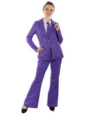 紫色套装演出服女| eBay