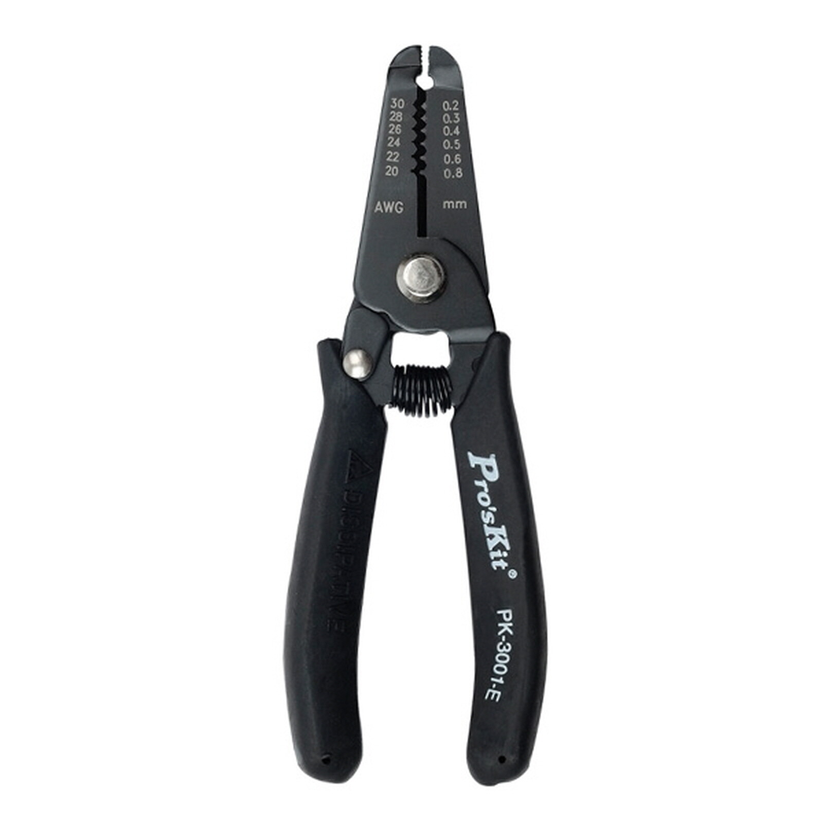 Proskit 1PK-3001E Precision Wire Stripper With Conductive Handle NonSlip Tool