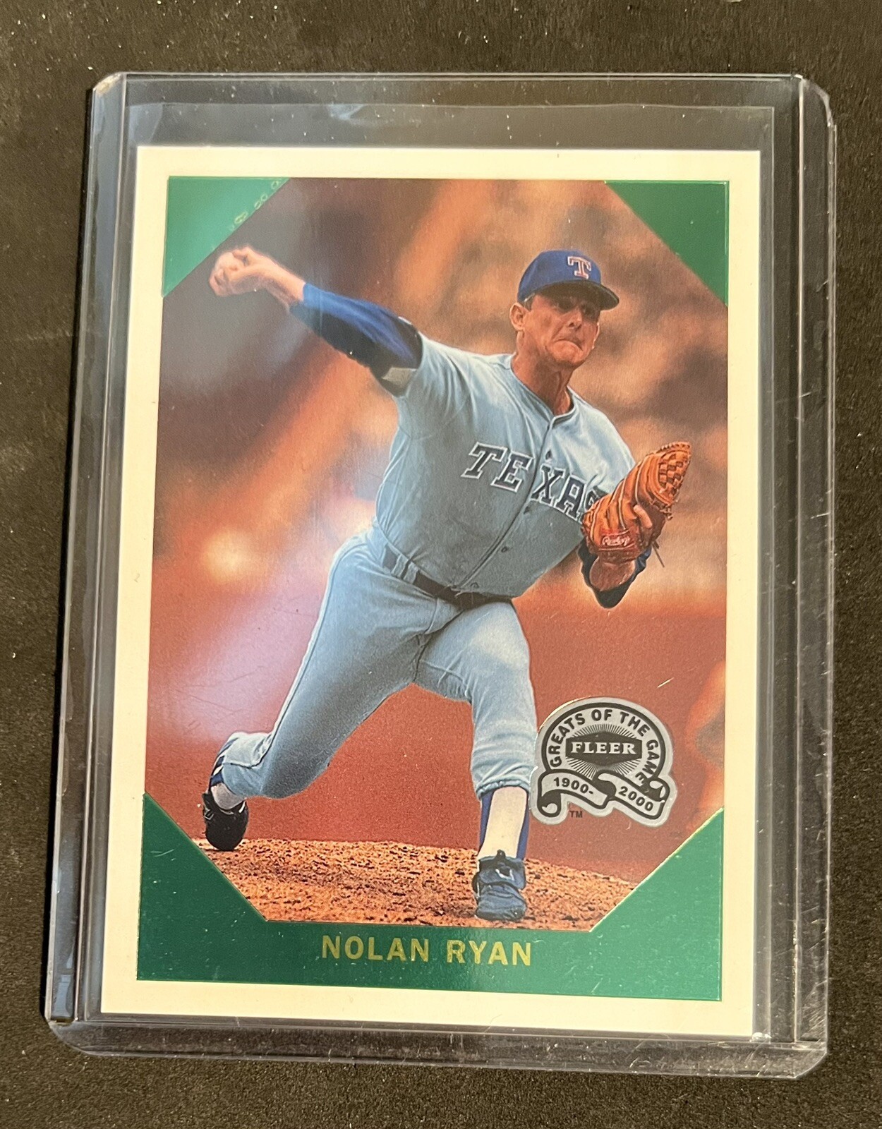 2000 Fleer Greats Of The Game Retrospection Nolan Ryan #3 Texas Rangers HOF