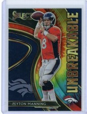 2020 Panini Select Football Unbreakable Tie-Dye Prizm #U18 Peyton Manning #20/25
