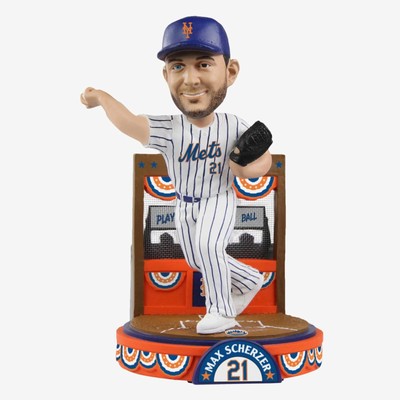 Max Scherzer New York Mets Play Ball Bobblehead by FOCO MINT