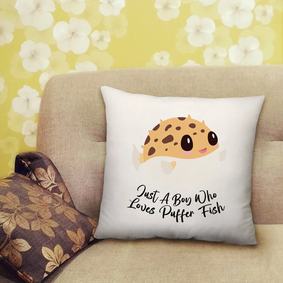 Puffer fish cheap pillow