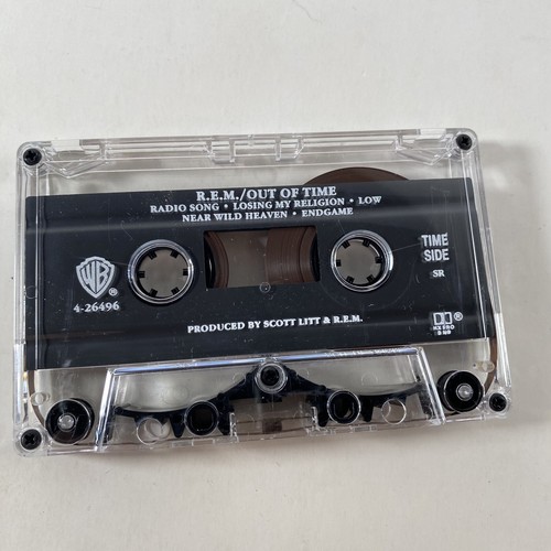 REM Out of Time R.E.M. Vintage Cassette Tape 1991 Warner Bros Original Tested - Picture 3 of 6
