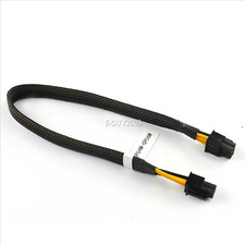 35cm CPU 4pin Male to 6Pin Male PCIe Express GPU Video Graphics Card Power Cable