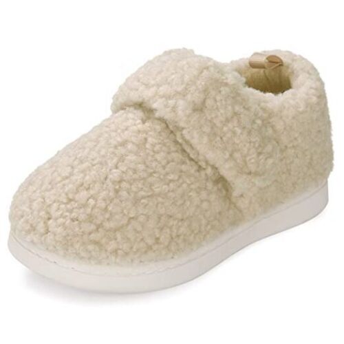 Kids Toddler House Slippers for Boys Girls Lightweight Non 8 Toddler Beige