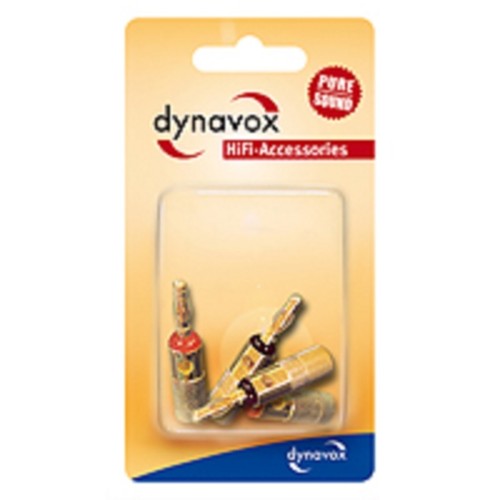 Dynavox Banana Jack Red/Black 4er-Set Blister Pack - 第 2/2 張圖片