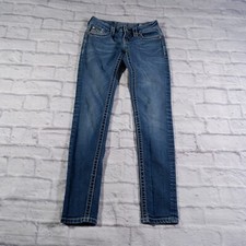 Miss Me Skinny Medium Wash Low Rise Denim Womens Jeans 26x31