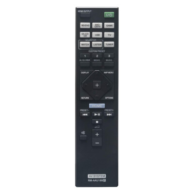 RM-AAU189 Replace Remote Fit For Sony RM-AAU190 STR-DN850 STR-DN1050 AV Receiver