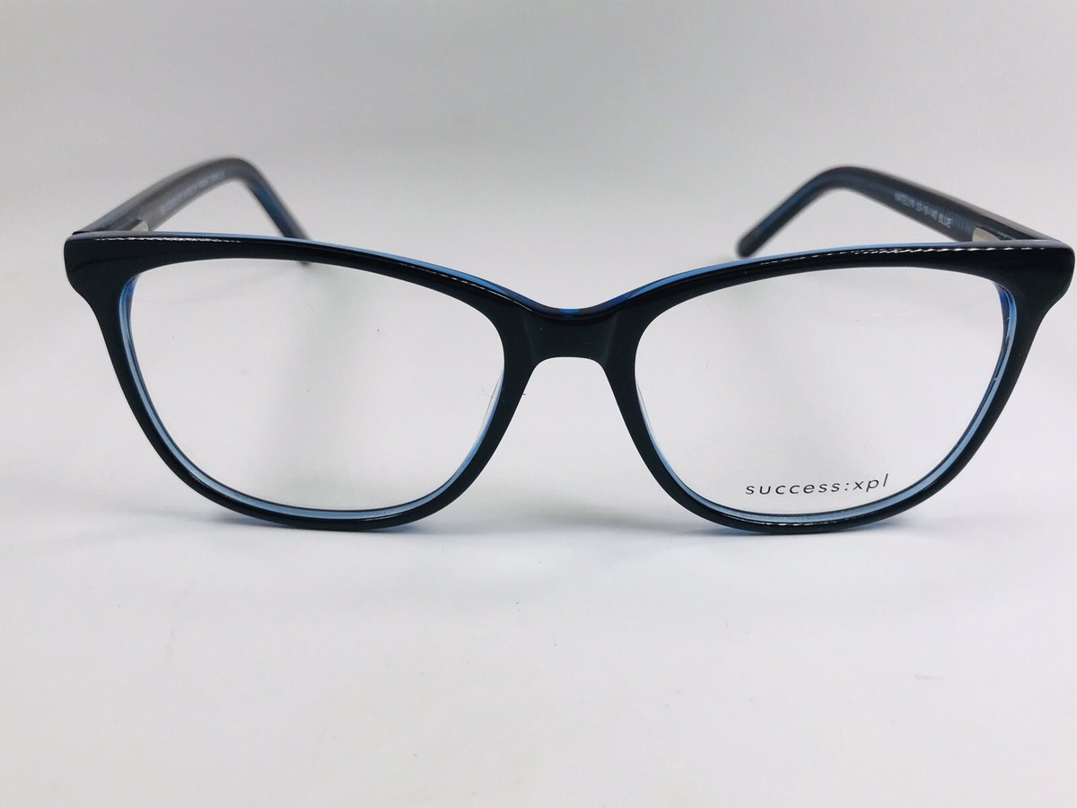 New Designer Inspired SUCCESS XPL Black & Blue KATELYN  Eyeglasses 53mm w/Case New Designer Inspired SUCCESS XPL Black & Blue KATELYN  main image 3