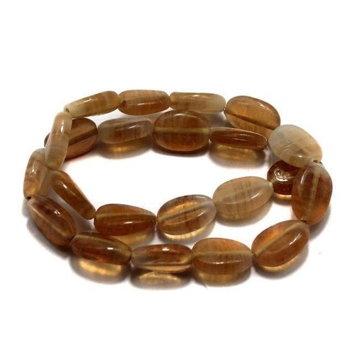 1 string of Glass Oval Beads Double Tone 20x12mm - Picture 5 of 54
