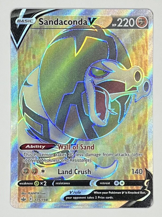 Sandaconda V 175/198 Ultra Rare Chilling Reign Pokemon NM