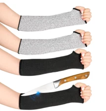 Sleeves Arm Protectors Level 5 Arm Protection Sleeves Safe,2 Pairs Cut Resistant