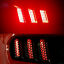 thumbnail 8  - Black Rear Tail Light Cover Honeycomb Sticker Tail-lamp Decal Car Accessories