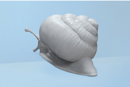 Giant Africa Snail 3D Unpainted Figure Model GK Blank Kit New Hot Toy In Stock - Picture 5 of 8
