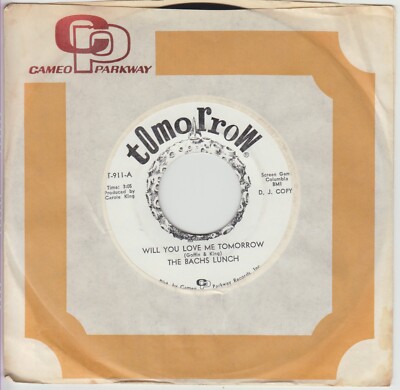 Bachs Lunch: Will You Love Me Tomorow / You Go On TOMORROW PROMO Pr. Carole King