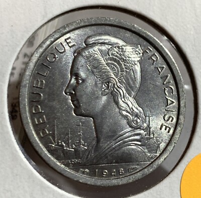 1948 REUNION 2 FRANC KM-8